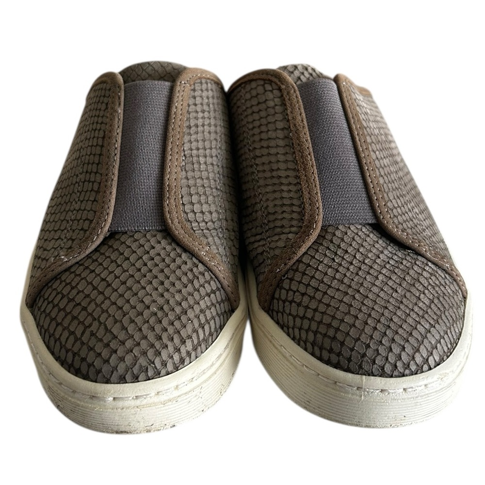Sofft Leather Snakeskin Embossed Slip-On Sneaker Mules Women’s Size‎ 6.5M – Grey - Picture 2 of 7